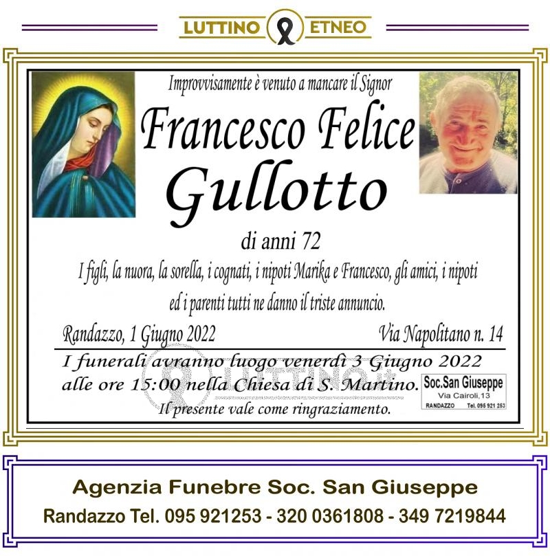 Francesco Felice  Gullotto 